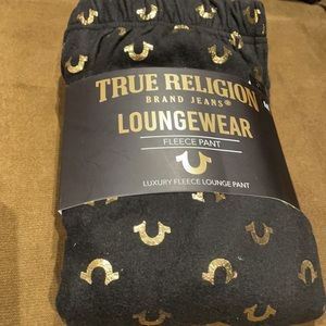 True Religion men’s loungewear fleece pants
